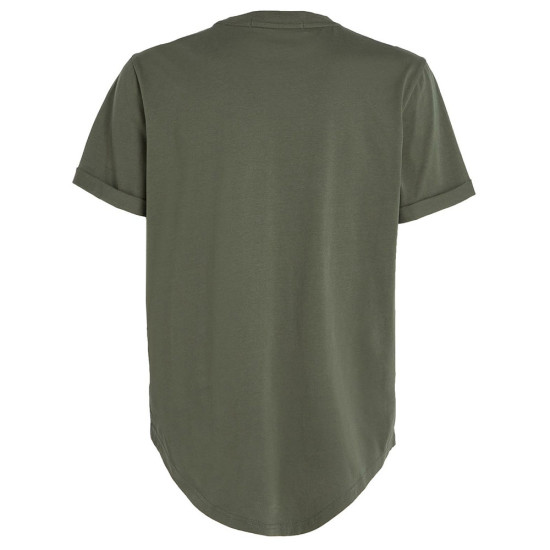 Calvin Klein Ανδρική κοντομάνικη μπλούζα Badge Round Hem Tee